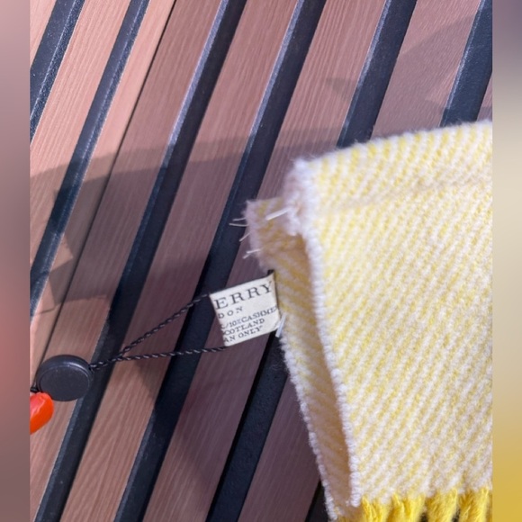 Burberry Colorful Plaid Fringe Shawl - Picture 5 of 5